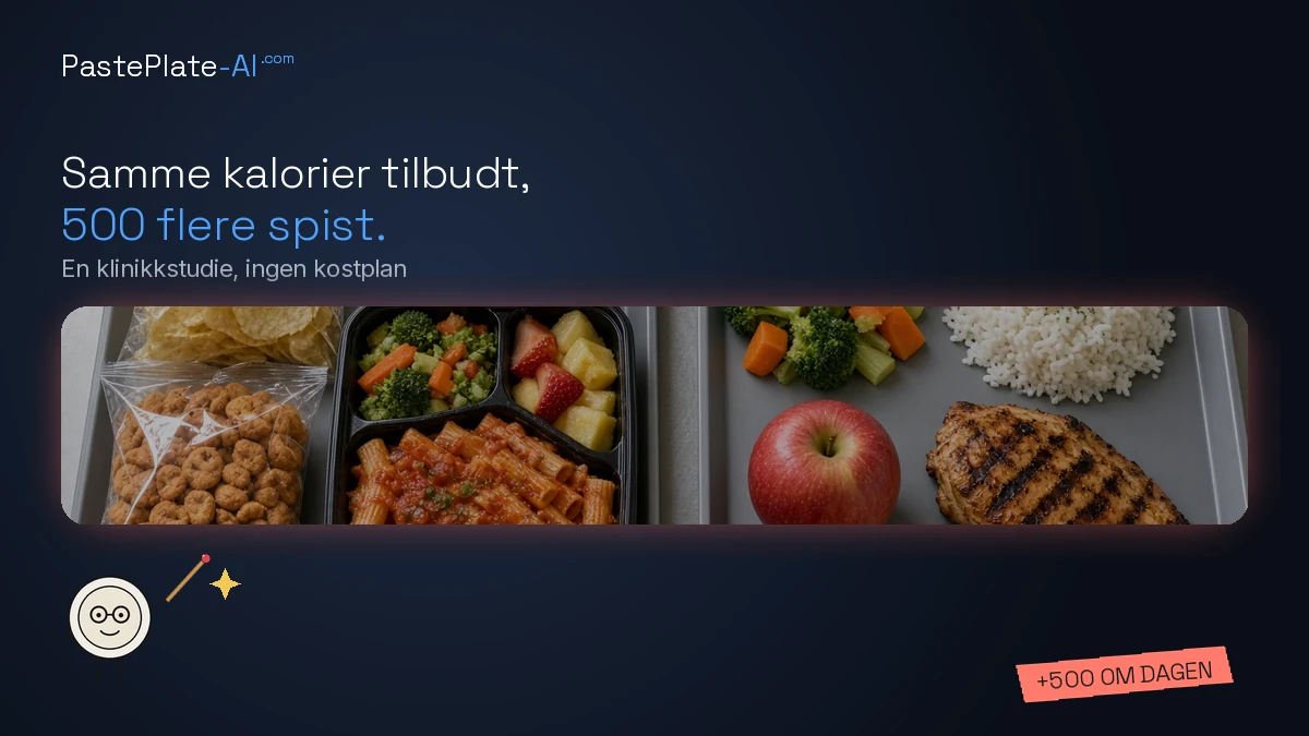 Tittel på et fotobånd med to brett, maskot nede til venstre, korallfarget merkelapp +500 om dagen.